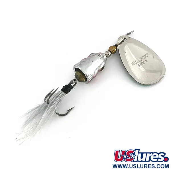 Vintage Blue Fox Vibrax Shallow Foxtail, 3/16oz Rainbow Trout spinning lure #7981