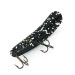 Vintage  Yakima Bait FlatFish F7, 1/8oz Black / Glitter Silver fishing lure #7994