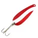 Vintage   Worth Chippewa , 1/2oz Red / White / Nickel fishing spoon #7999