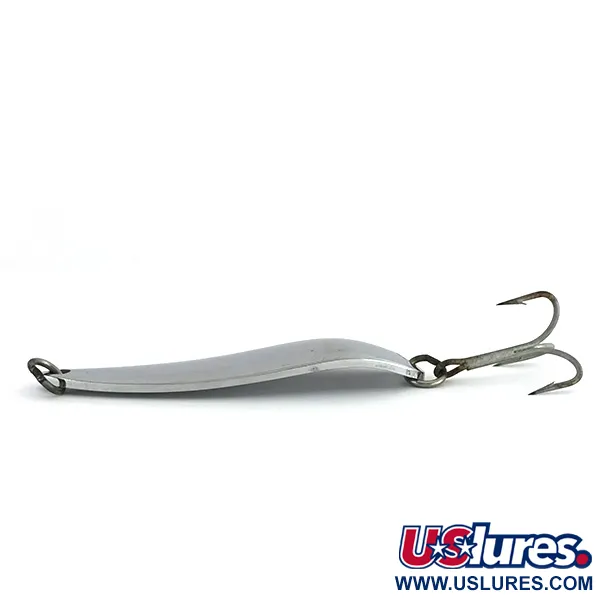 Vintage Luhr Jensen Krocodile Die #5, 1oz Nickel fishing spoon #8001