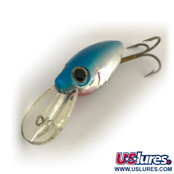 Vintage   Renegade Pro Series Mini Rattle Crank, 3/16oz Rainbow Blue fishing lure #8004