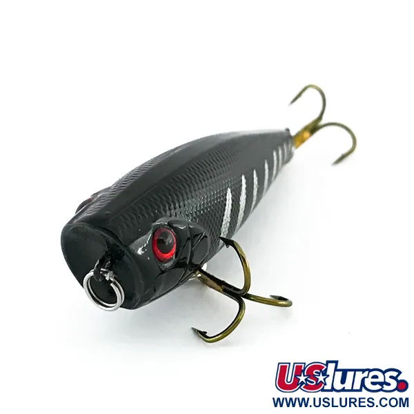 Vintage   Bass Pro Shops XTS Speed Lures, 1/4oz Black / Silver fishing lure #8009