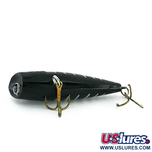 Vintage   Bass Pro Shops XTS Speed Lures, 1/4oz Black / Silver fishing lure #8009