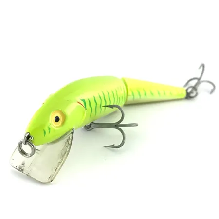 Vintage Producers Finnigan's Minnow Jointed​ UV, 1/2oz Chartreuse fishing lure #8015