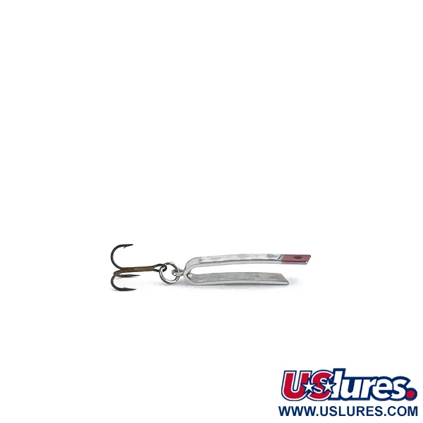 Vintage Luhr Jensen Super-Duper 501, 3/32oz Nickel fishing spoon #8018