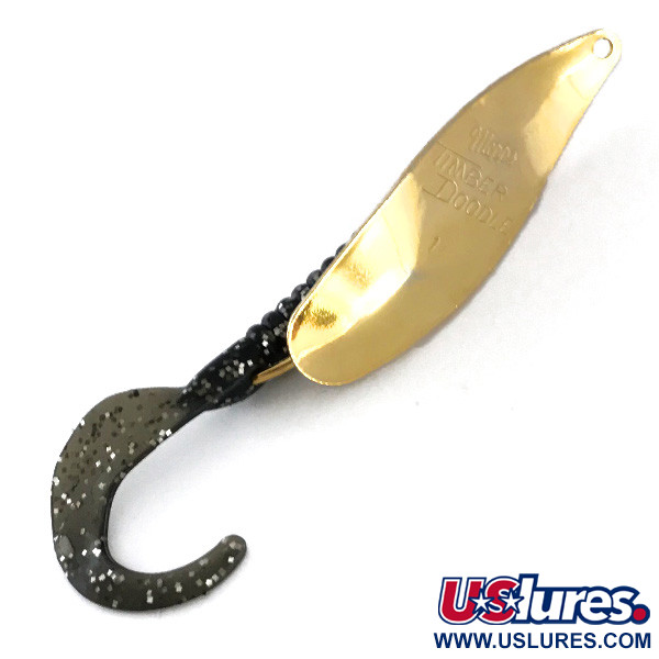  Mepps Timber Doodle 1, 2/5oz Gold fishing spoon #8024