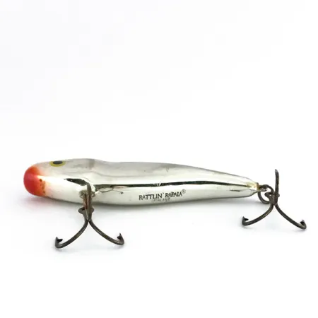 Vintage Rapala Rattl'n RAP, 3/5oz S (Silver) fishing lure #8033
