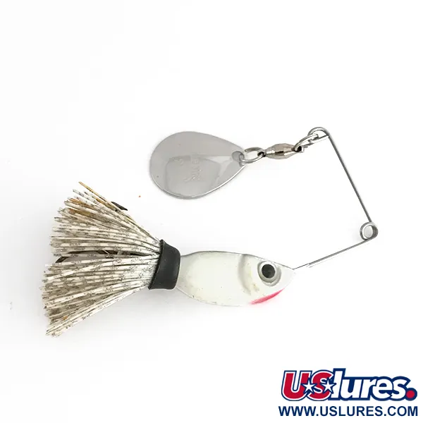 Vintage   Strike King Rocket Shad Spinnerbait, 1/2oz Nickel / White fishing #8036