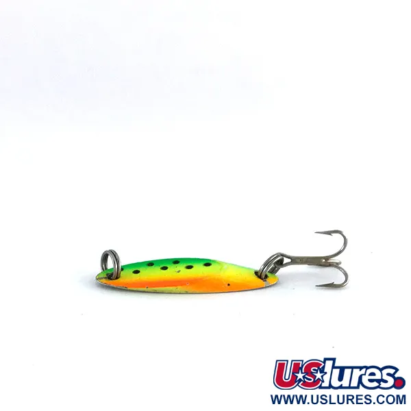 Vintage  Acme Kastmaster UV, 1/8oz Fire Tiger fishing spoon #8043