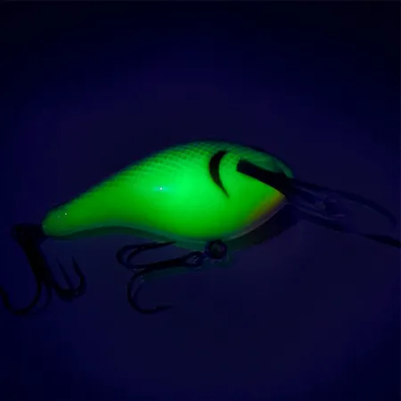 Vintage Renegade Little Diver, 2/5oz Chartreuse fishing lure #8051