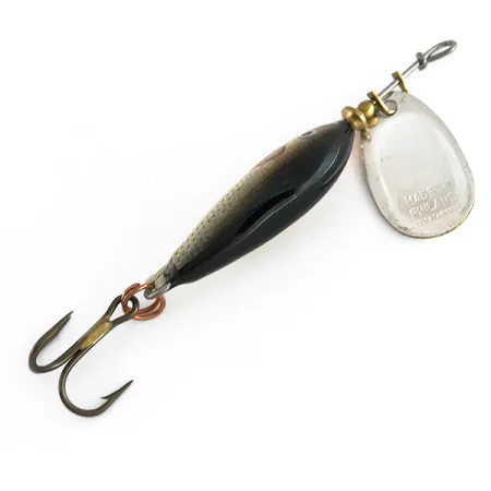 Vintage Blue Fox Vibrax Minnow Spin 1, 1/8oz Silver spinning lure #8063