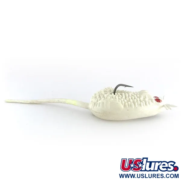 Vintage   Strike King King Rat, 1/2oz White fishing #8065