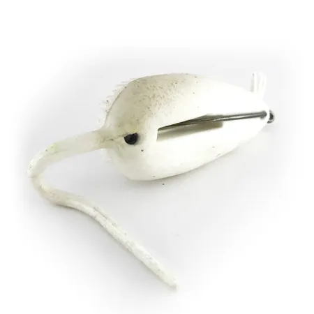 Vintage Strike King King Rat, 1/2oz White fishing lure #8065