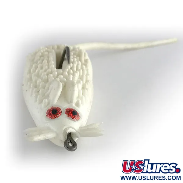 Vintage   Strike King King Rat, 1/2oz White fishing #8065