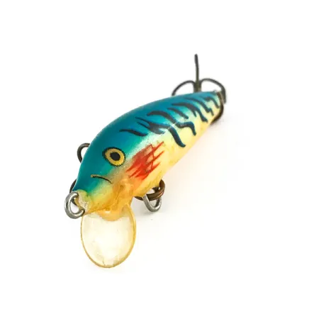 Vintage Rapala Original Floater F4, 1/16oz Fire Tiger fishing lure #8073
