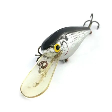 Vintage Cotton Cordell Grappler Shad Deep Diver, 1/4oz Silver fishing lure #8077