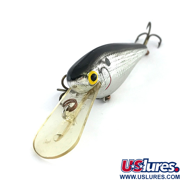 Vintage   Cotton Cordell Grappler Shad Deep Diver, 1/4oz Silver fishing lure #8077
