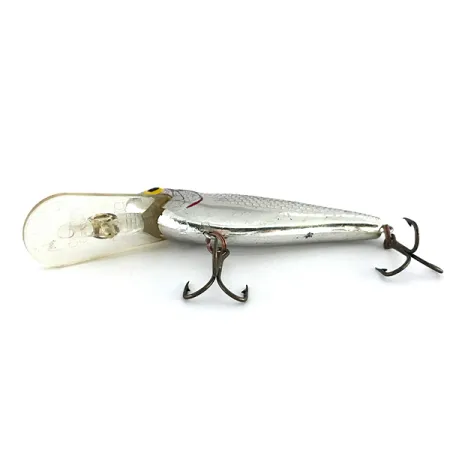 Vintage Cotton Cordell Grappler Shad Deep Diver, 1/4oz Silver fishing lure #8077