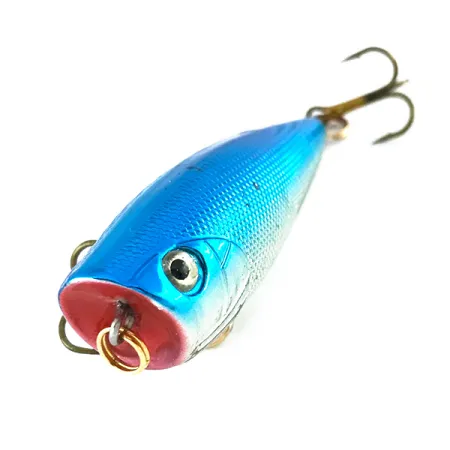 Vintage Bass Pro Shops XTS Speed Lures, 1/4oz Silver / Light Blue fishing lure #8082