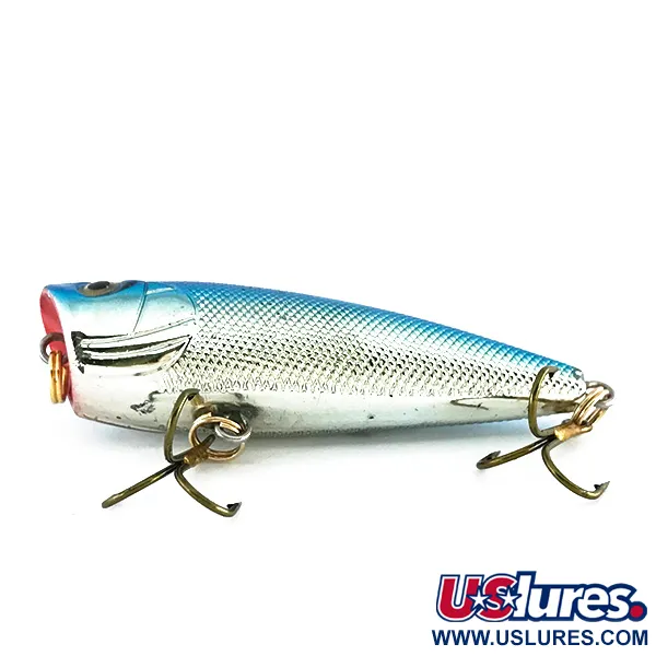 Vintage   Bass Pro Shops XTS Speed Lures, 1/4oz Silver / Light Blue fishing lure #8082
