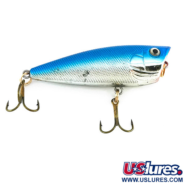 Vintage Bass Pro Shops XTS Speed Lures, 1/4oz Silver / Light Blue fishing  lure #8082
