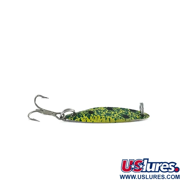 Vintage  Acme Kastmaster , 1/8oz Frog / Nickel fishing spoon #8090