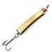 Vintage  Luhr Jensen Super-Duper 516, 2/3oz Brass / Red fishing spoon #8096
