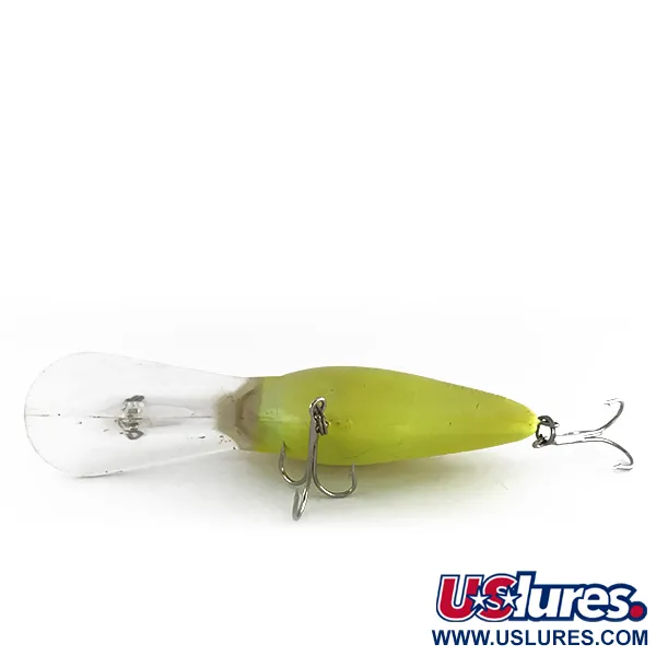 Vintage Norman DD 22 UV, 1oz Yellow fishing lure #8099