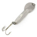 Vintage  Glen Evans Loco 3, 3/5oz Nickel fishing spoon #8100