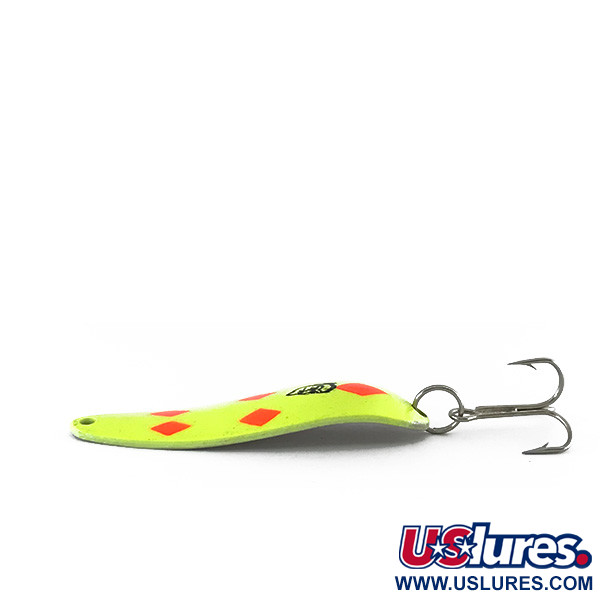  Eppinger Dardevle Cop-E-Cat 7400 UV, 1/2oz Yellow / Red / Nickel fishing spoon #8111