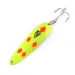 Eppinger Dardevle Cop-E-Cat 7400 UV, 1/2oz Yellow / Red / Nickel fishing spoon #8111