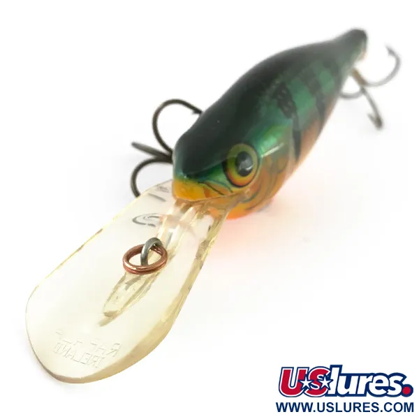 Vintage Rapala Shad Rap RS 07 SRRS07, 2/5oz Fire Tiger fishing lure #8124