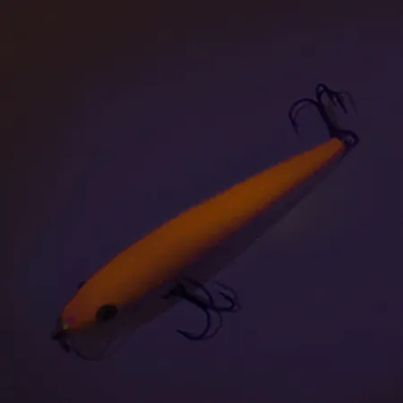 Vintage Rebel Floater, 1/4oz Gold / Orange fishing lure #8125