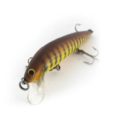 Vintage Bagley BAGLEY Bang-O Lure, 1/3oz Brown Tiger fishing lure #8126