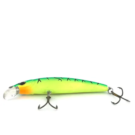 Vintage Cotton Cordell 3.5 Minnow RLM510 UV, 1/4oz Green Tiger fishing lure #8127