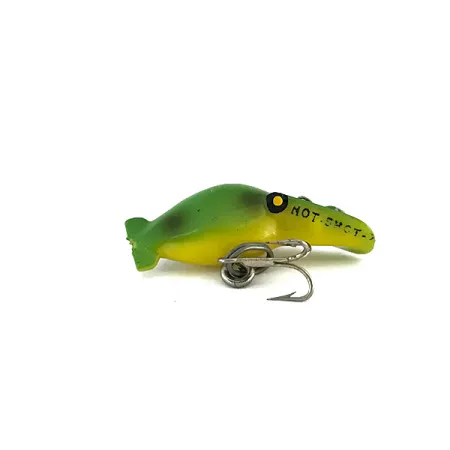 Vintage Luhr Jensen Hot Shot 70, 1/16oz Green fishing lure #8131