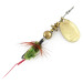   Mepps Aglia 0 Wooly Worm, 3/32oz Gold spinning lure #8143