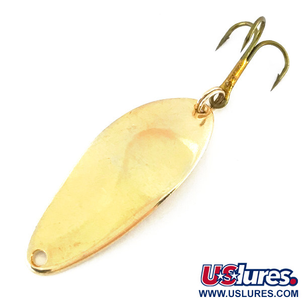 Vintage  Seneca Little Cleo, 1/4oz Gold fishing spoon #8148