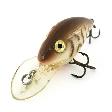 Vintage Rebel Shallow Fastrac , 1/3oz Brown Tiger fishing lure #8161