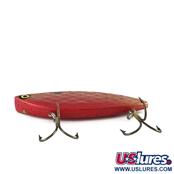 Vintage   Strike King Diamond Shad ,  Dark Red fishing lure #8165