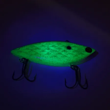 Vintage Strike King Diamond Shad UV, 1/2oz Chartreuse fishing lure #8166