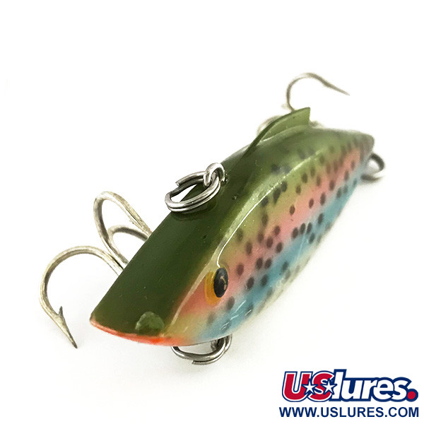 Vintage   Bill Lewis Rat-L-Trap Original RT18, 2/5oz RT18 Rainbow TROUT fishing lure #8201