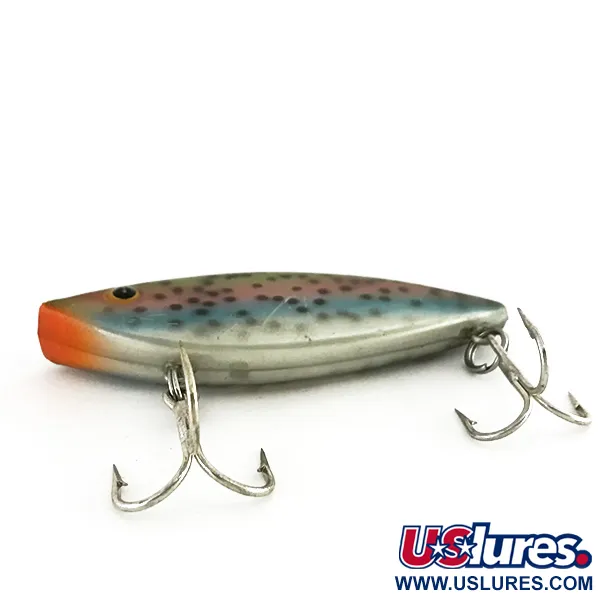 Vintage   Bill Lewis Rat-L-Trap Original RT18, 2/5oz RT18 Rainbow TROUT fishing lure #8201