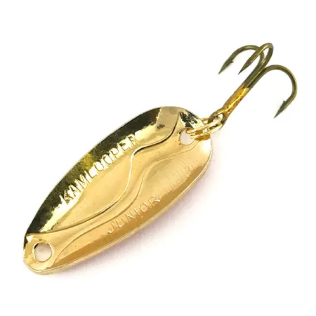 Vintage Acme Kamlooper Junior​, 1/4oz Red / White / Gold fishing spoon #8216