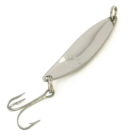 Vintage Red Eye Lures The Perfect Minnow , 1/3oz Nickel fishing spoon #8228