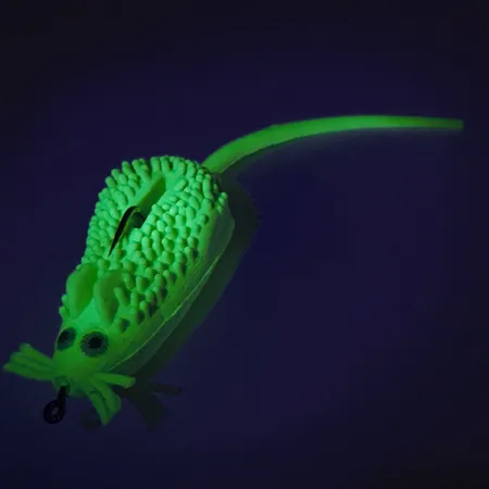 Vintage Strike King King Rat UV, 1/2oz Yellow fishing spoon #8238