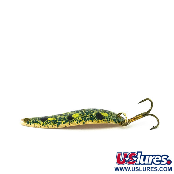  Acme Fiord Spoon, 1/4oz Frog / Gold fishing spoon #8240