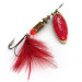 Vintage   Mepps Aglia Long 2 Dressed, 1/4oz Gold / Red spinning lure #8258
