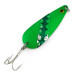 Vintage   Moriyama, 1oz Green / Nickel fishing spoon #8263