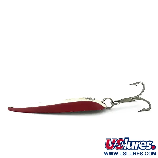 Vintage  Eppinger Dardevle, 1oz Red / White / Nickel fishing spoon #8268